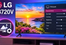Рекомендуемые настройки изображения для LG LB720V