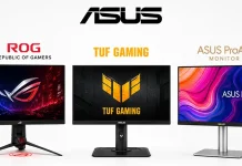 Мониторы ASUS, серии и их отличия