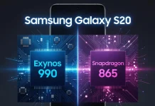 Процессоры Samsung Galaxy S20, S20+ и S20 Ultra — Exynos 990 или Snapdragon 865