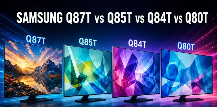 Samsung Q87T vs Q85T vs Q84T vs Q80T, What Is the Difference