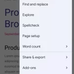 change margins on Google Docs on an Android device-2