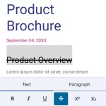 How to add a strikethrough in the Google Docs app on an Android device-2