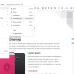 How to add a strikethrough on Google Docs website using the toolbar-1
