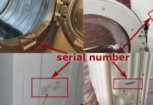 Серийный номер стиральных машин General Electric расшифровка, объяснение 1979-2037 гг.