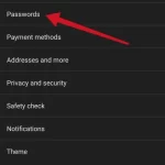 How to delete saved passwords using Chrome on an Android device-1