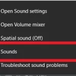 Windows Sound Settings