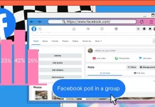Как создать опрос в группе Facebook