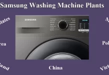 Где производятся стиральные машины Samsung?