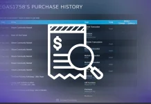 Как просмотреть историю покупок в Steam