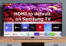 Как установить HDMI по умолчанию на телевизоре Samsung?