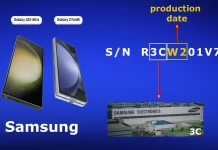 Расшифровка серийного номера телефона Samsung, 2001-2025