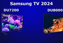 Телевизоры Samsung DU8000 и DU7200 отличия