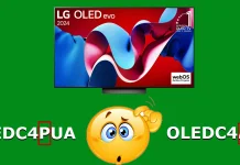 LG OLED evo C4AUA и различия C4PUA