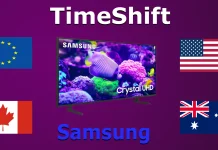 Страны, в которых TimeShift и PVR работают на телевизорах Samsung