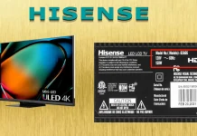 Как найти номер модели телевизора Hisense