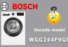 Расшифровка номеров моделей стиральных машин Bosch, 2014-2024