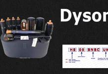 Объяснение номера модели устройства по уходу за волосами Dyson