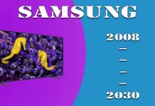 Модели телевизоров Samsung по годам