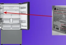 Как найти номер модели и серийный номер холодильника LG