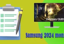 Список мониторов Samsung 2024