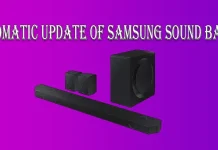 Как отключить автоматическое обновление саундбаров Samsung