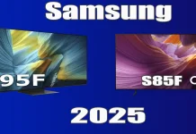 OLED-телевизоры Samsung 2025: S85F, S90F, S95F