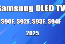 Разница между моделями Samsung OLED S90F, S92F, S93F и S94F