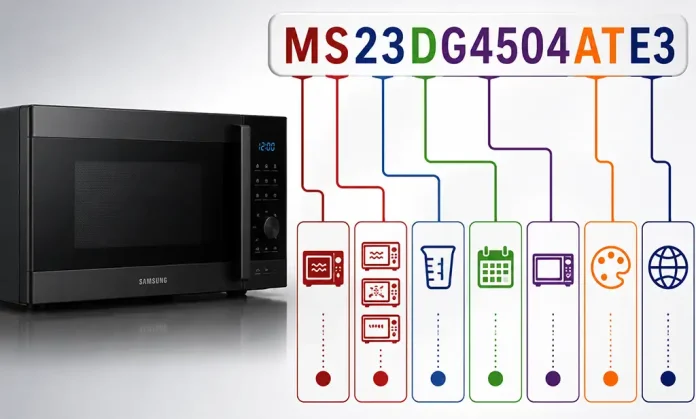 Расшифровка номеров моделей микроволновых печей Samsung