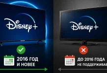 Список телевизоров Samsung, совместимых с Disney+