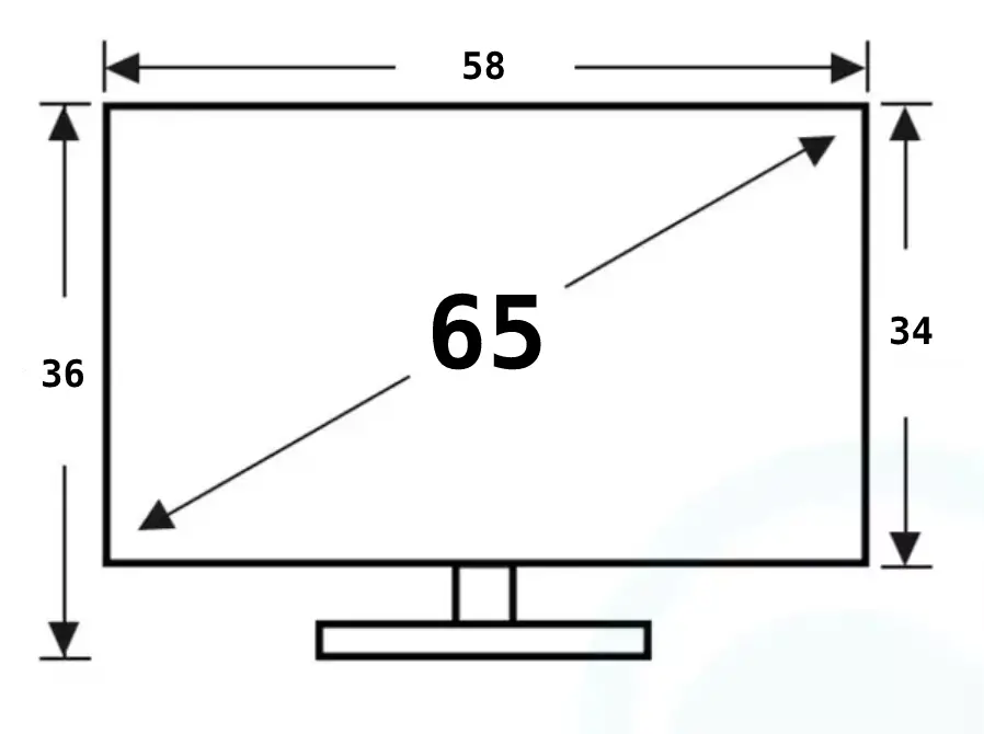 Телевизор 65 это сколько. Samsung 65 дюймов габариты. Самсунг телевизор 65 дюймов габариты чертеж. Габариты телевизора самсунг 65 дюйма. Телевизор самсунг 65 Размеры.