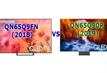 Cравнение телевизоров Samsung Q90R (2019) и Q9FN (2018)