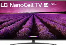 Телевизоры LG SM8100AUA  против SM8600PUA