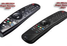 LG Magic Remote 2021 различия: AN-MR21GA и AN-MR21GC Smart пульты LG