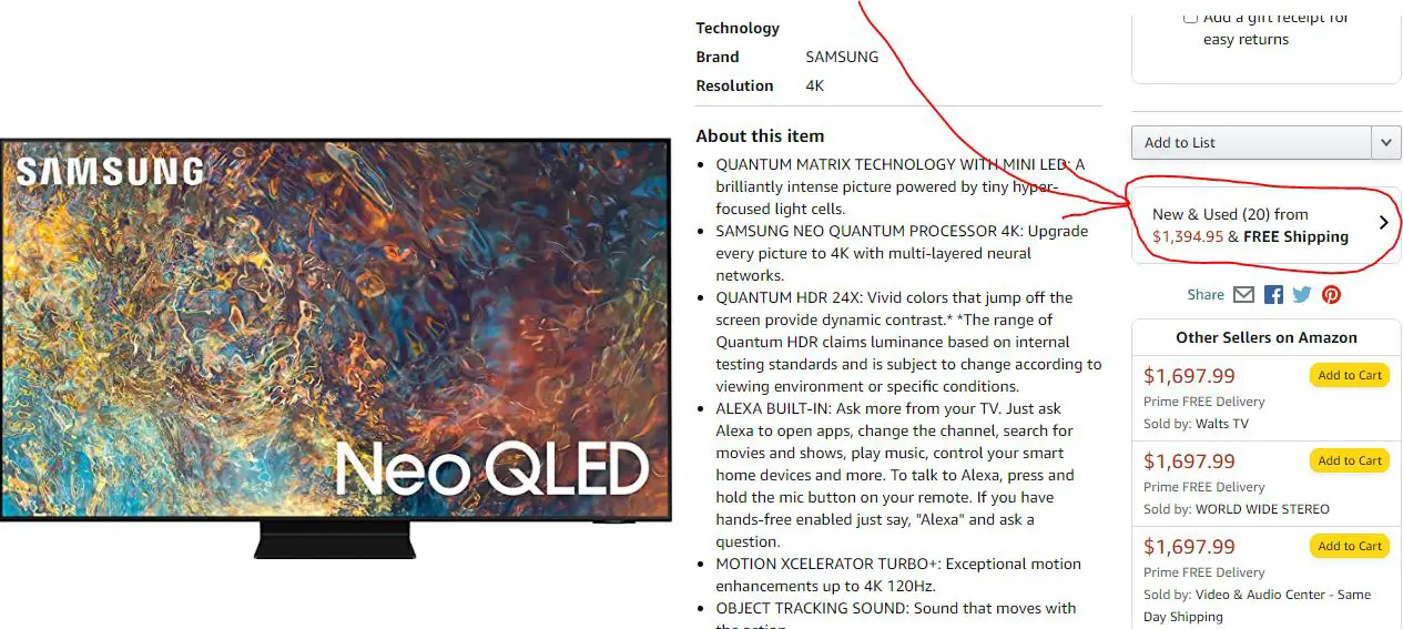 AmazonwhenbuyingaTVallsellers