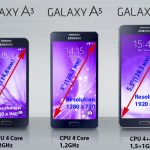 Galaxy A3, A5, A7