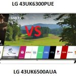 LG 43UK6300PUE VS UK6500AUA