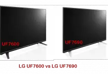 Сравнение LG UF7600 и LG UF7690
