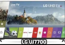 Настройки телевизоров LG 49UJ7700, 55UJ7700, 60UJ7700, 65UJ7700 US, Canada