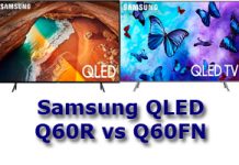 Сравнение телевизоров Samsung серии Q60R (2019) и Q6FN (2018)