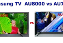 Телевизоры Samsung AU7000 и AU8000 — сравнение