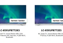 Отличие между телевизорами Sharp с буквами KS и ES