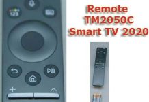 Дистанционное управление телевизоров Samsung TM2050C, TM2050A