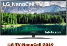 Серия NanoCell телевизоры LG модельный ряд 2019 сравнение технических характеристик Европа, Америка.