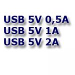 USB-5v-05A-1A-2A