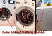 Серийный номер стиральной машины LG: поиск, расшифровка