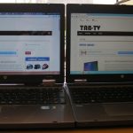 matte or glossy screen in a brightly lit room
