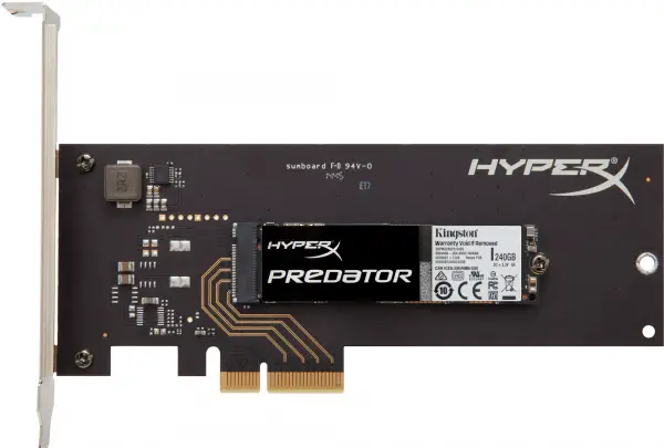 Kingston HyperX Predator PCIe SSD