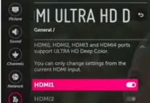 Настройки телевизоров серии SJ8500 (55SJ8500, 65SJ8500) США, Канада, Мексика