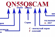 Маркировка QLED телевизоров Samsung 2017 года