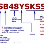 маркировка холодильников GE